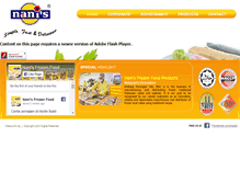 Tablet Screenshot of nanis.com.my